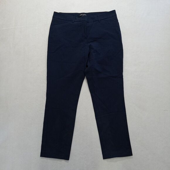 Mario Serrani Italy Pants - Mario Serrani Italy Dress Pants Women's Size 10 Dark Blue Faux Pockets Cropped